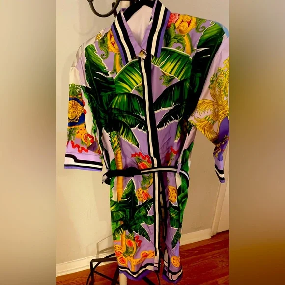 Versace Dress size 44 (8) Abito Donna Tessuto - Picture 1 of 15